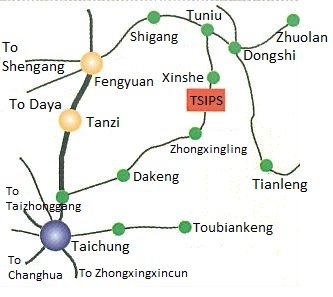 Location of TSIPS