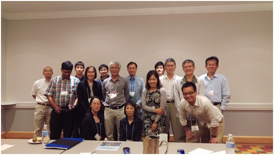 Fig1. The staff of seed testing laboratories in Asia held a close meeting during the 2017 ISTA annual meeting in Denver, USA.
