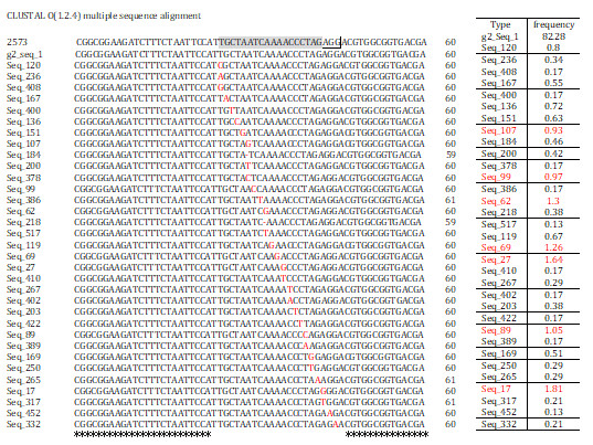 Fig.1. Gene editing efficiency evaluation of eIF4E-g2 vecto