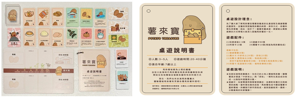 圖2. 馬鈴薯桌遊
